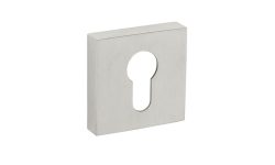 Rozeta na wkładkę kwadratowa Tupai 3049 Q stal nierdzewna