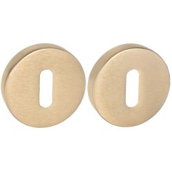 Rozeta okrągła Convex R5 klucz - mosiądz matowy